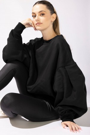 POPFLEX Brunch Sweater Black | 137-IESLUV