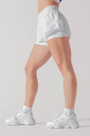 POPFLEX High Waisted Supershort™ White | 148-IRTCUL