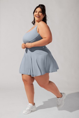 POPFLEX Tie-Breaker Superdress™ Cloudy Blue | 920-MIOPBR