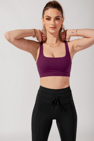 POPFLEX Tone Bra Winter Plum | 567-BSZIQU