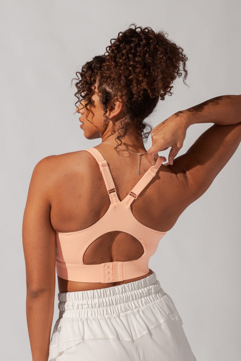 POPFLEX Ambition Bra Apricot | 958-OAZJTX