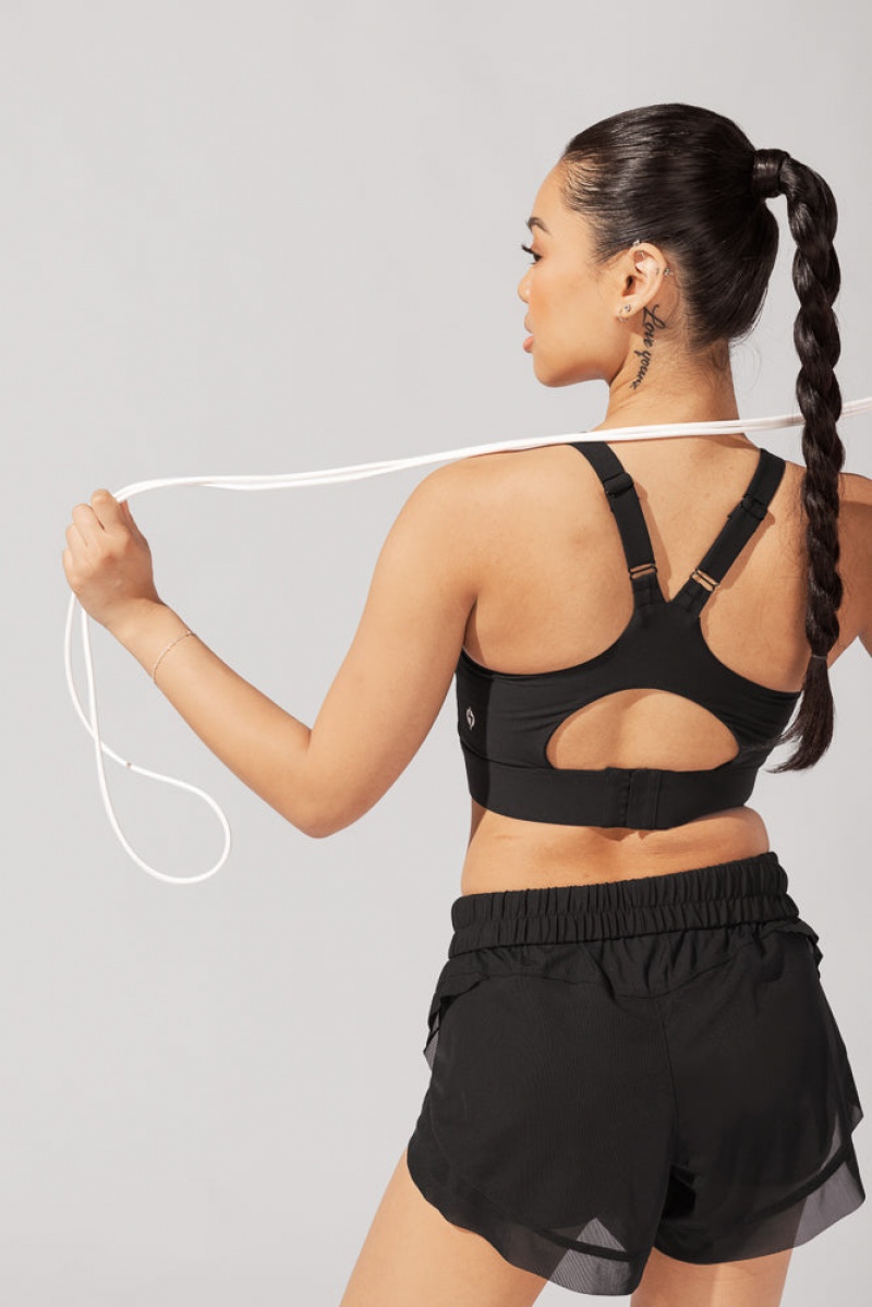 POPFLEX Ambition Bra Black | 286-IWBTPX