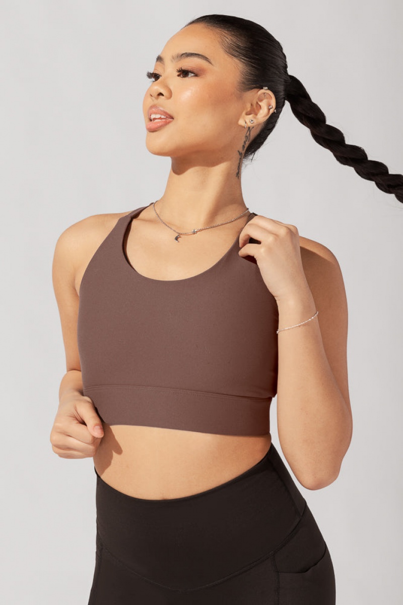 POPFLEX Ambition Bra Mocha | 170-OTWNJB