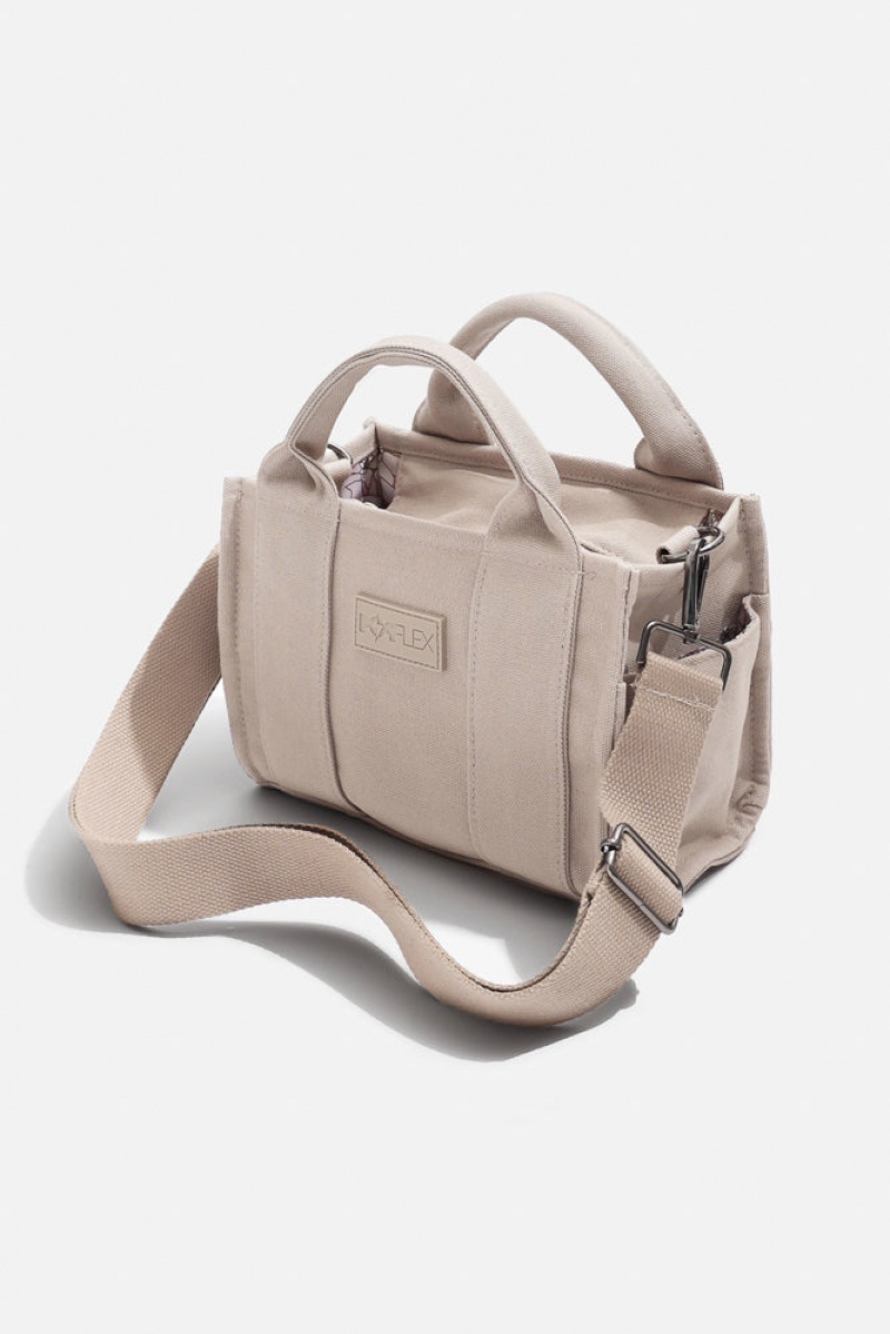 POPFLEX Baby Sloane Tote Taupe | 954-VPYDSU