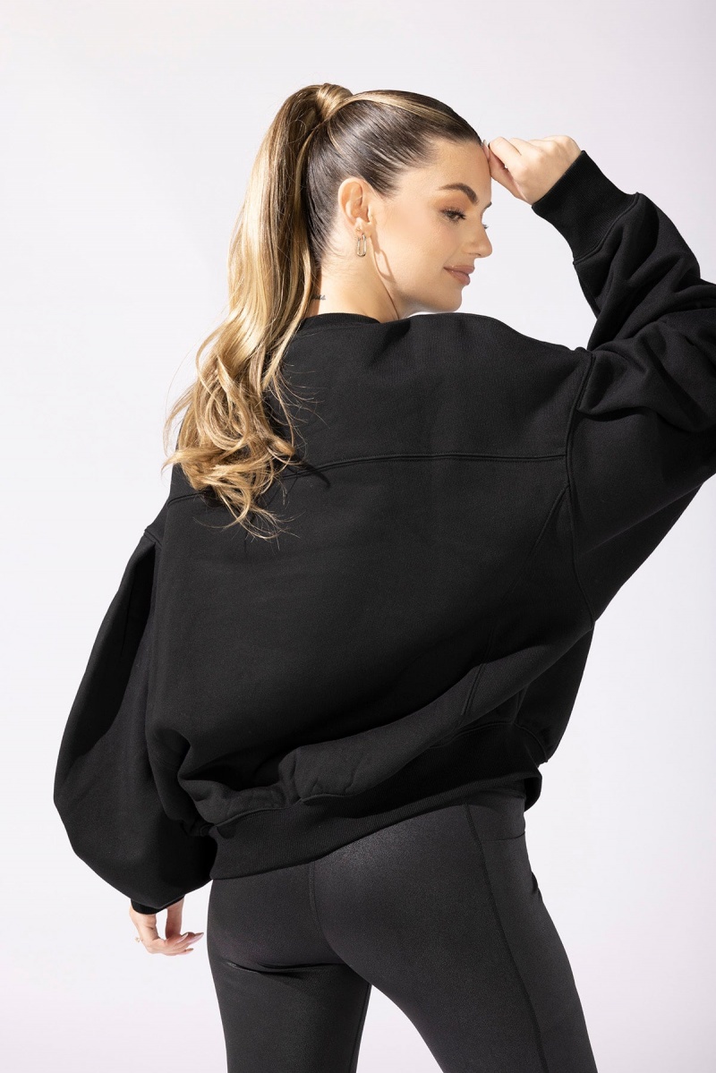 POPFLEX Brunch Sweater Black | 137-IESLUV