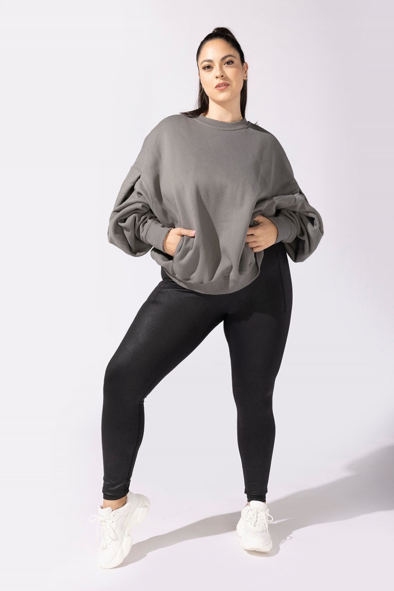 POPFLEX Brunch Sweater Smoke | 064-FXZACD