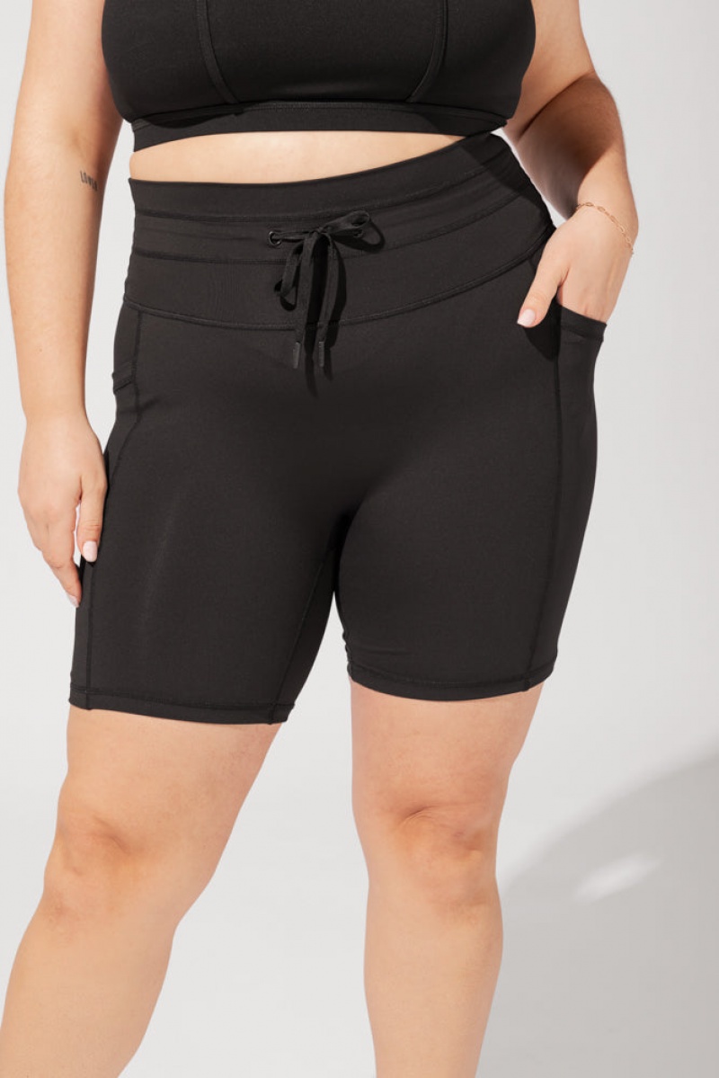 POPFLEX Cargo Biker Short (Soft Touch) Black | 014-KMCHER