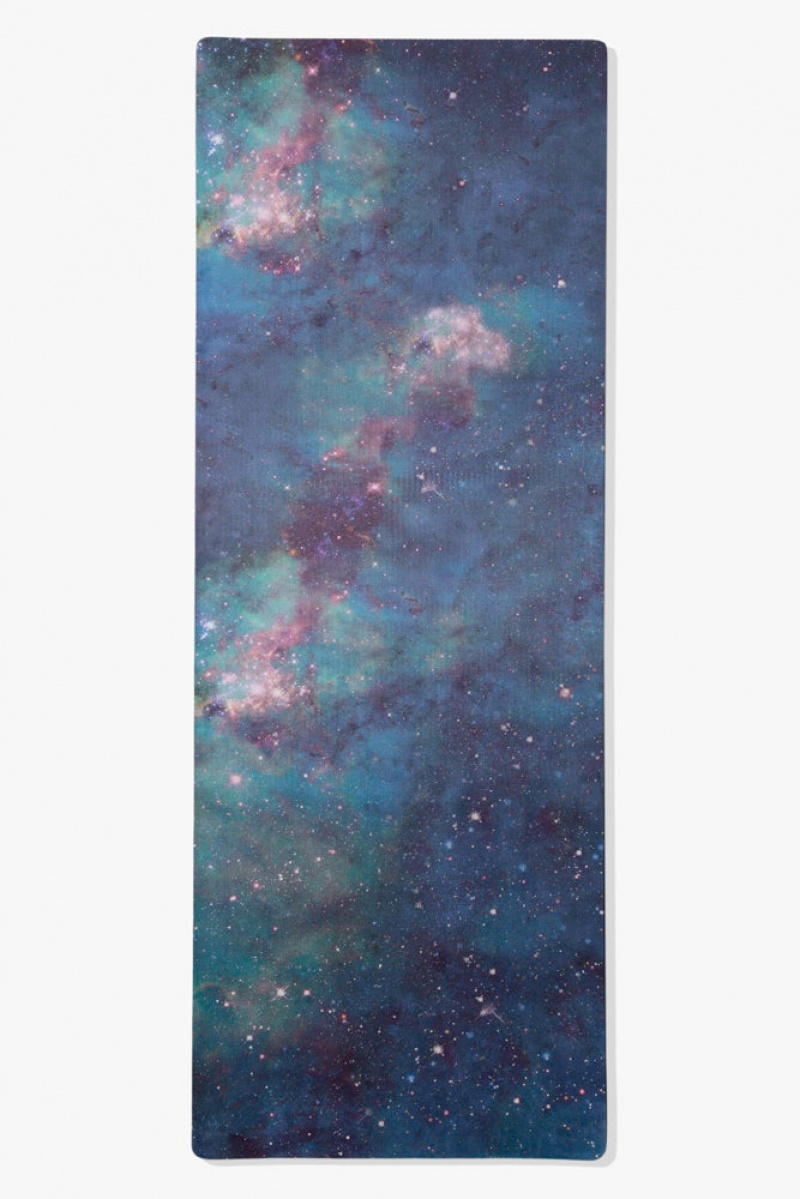 POPFLEX CloudCushion Vegan Suede Yoga Mat Cool Cosmos 0.5