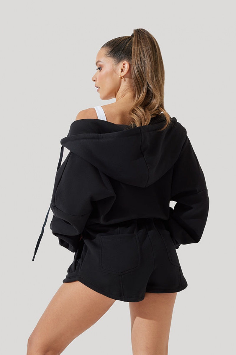 POPFLEX Cloud Romper Black | 284-IMCKFO