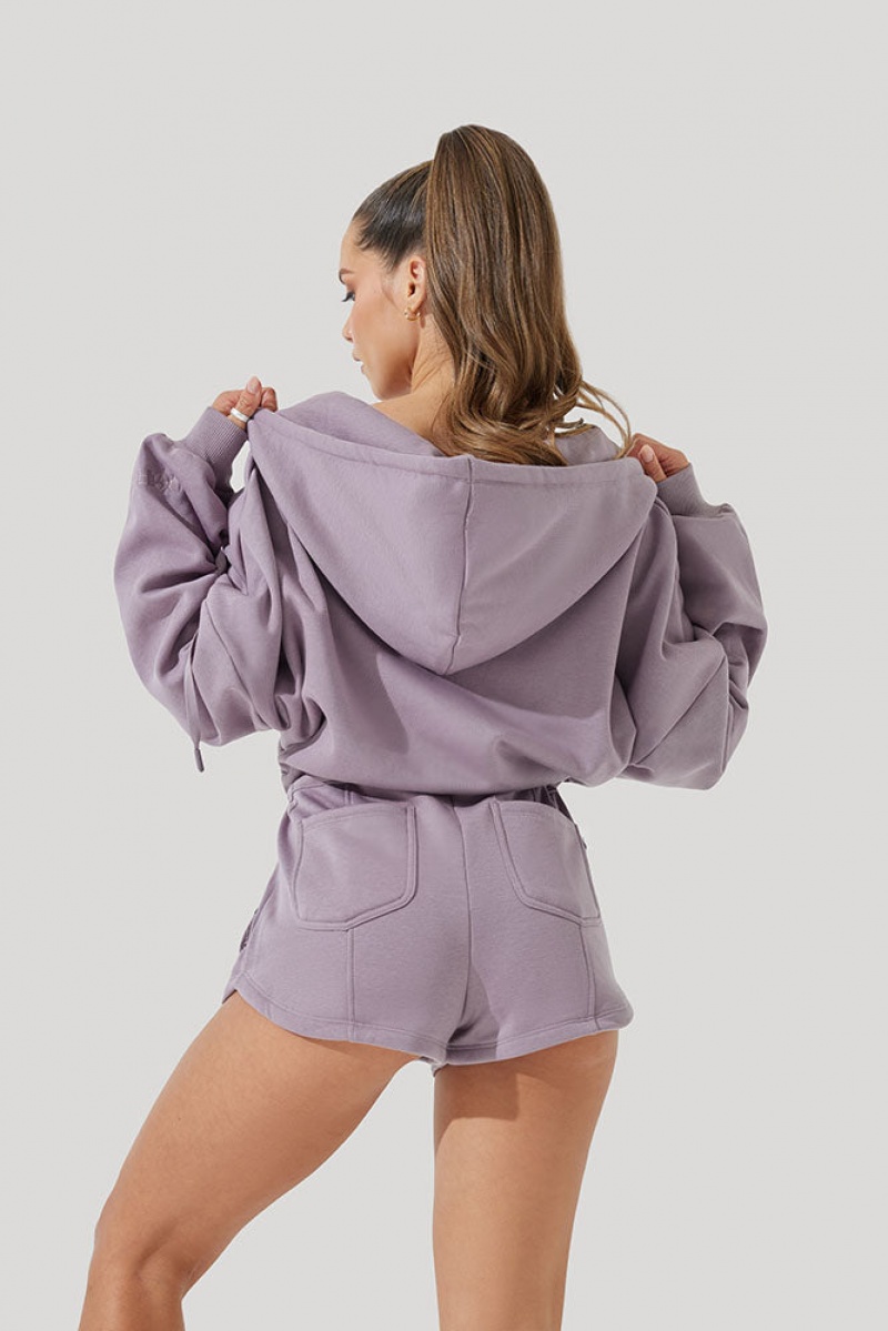 POPFLEX Cloud Romper Dusty Mauve | 162-WFXLDN