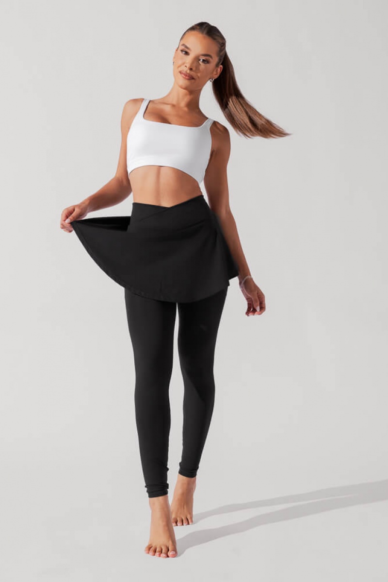 POPFLEX Crisscross Hourglass® Sklegging Black | 516-OUFLNK