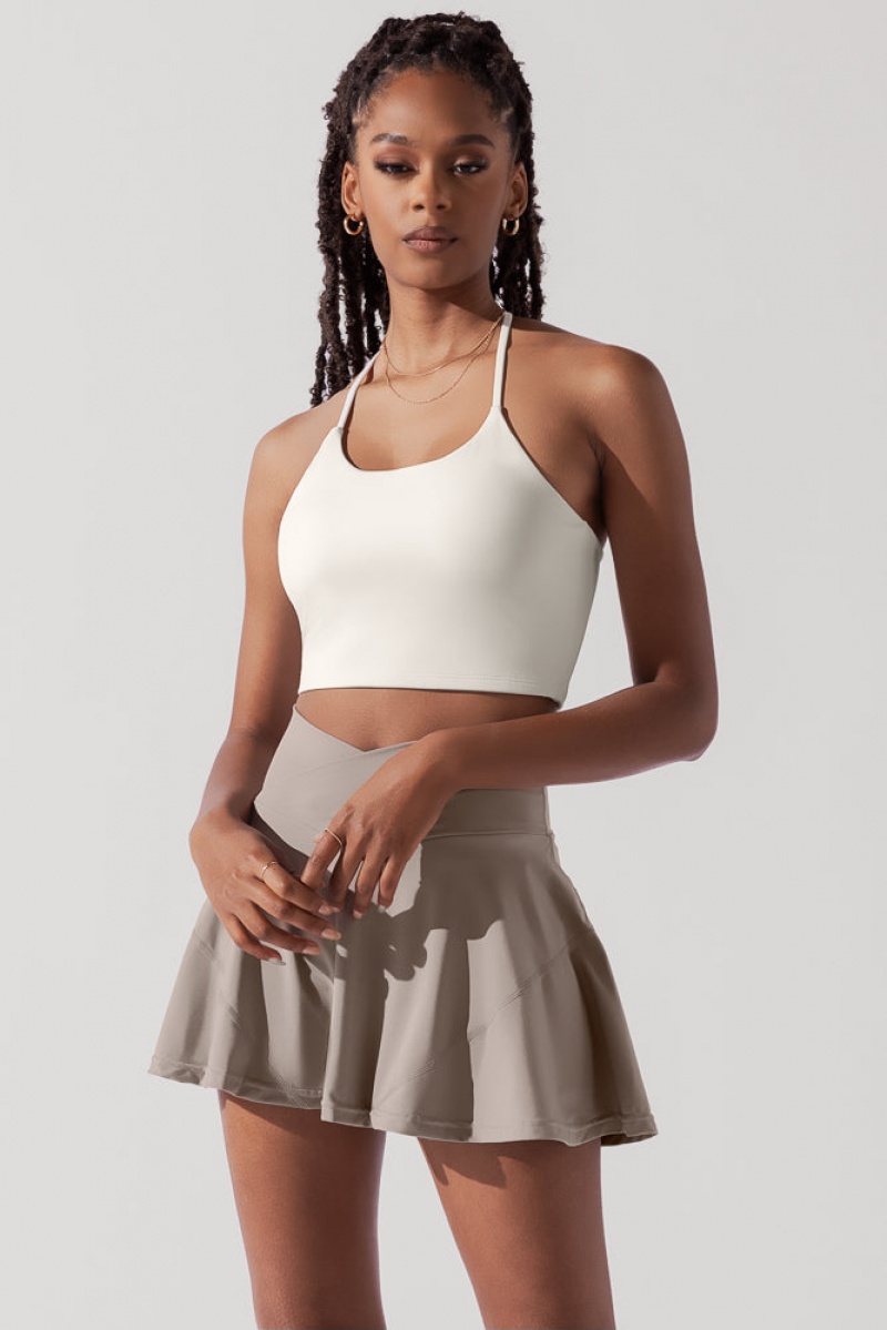 POPFLEX Flexy Crop Top Cream | 046-MSUBRP