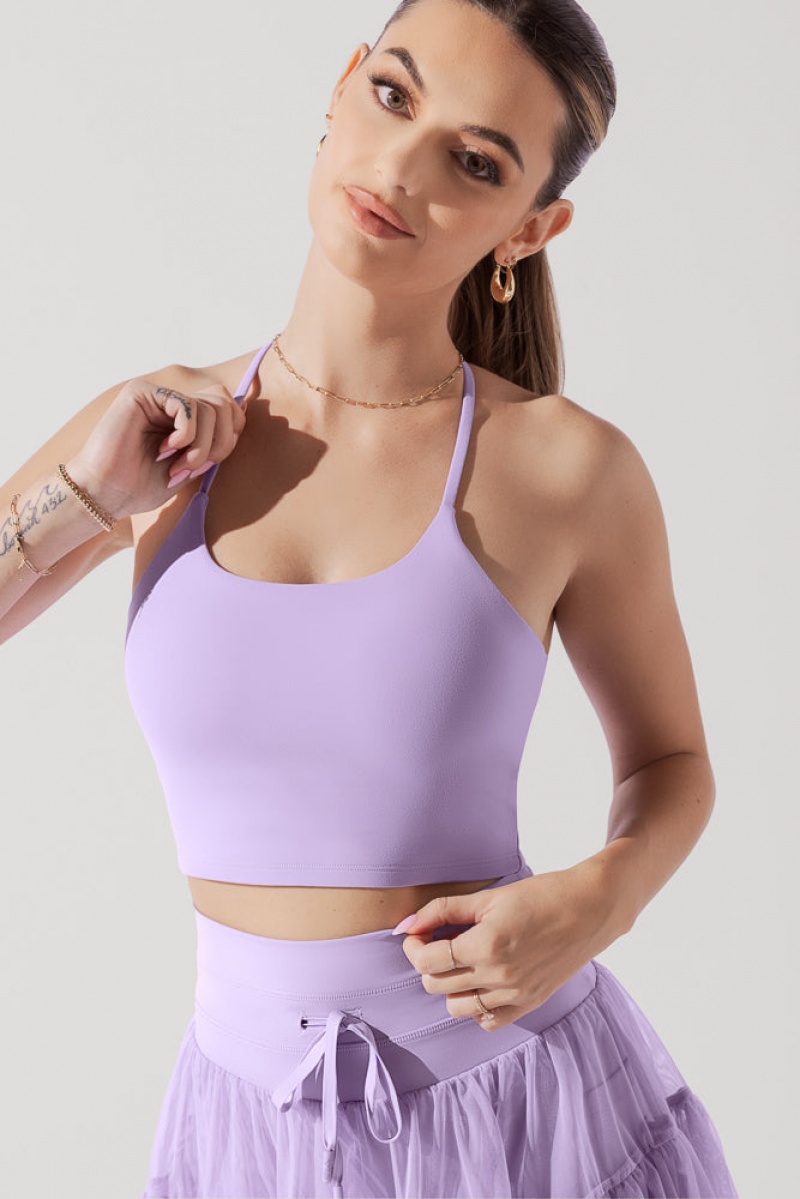 POPFLEX Flexy Crop Top Digital Lavender | 845-MDAPSX