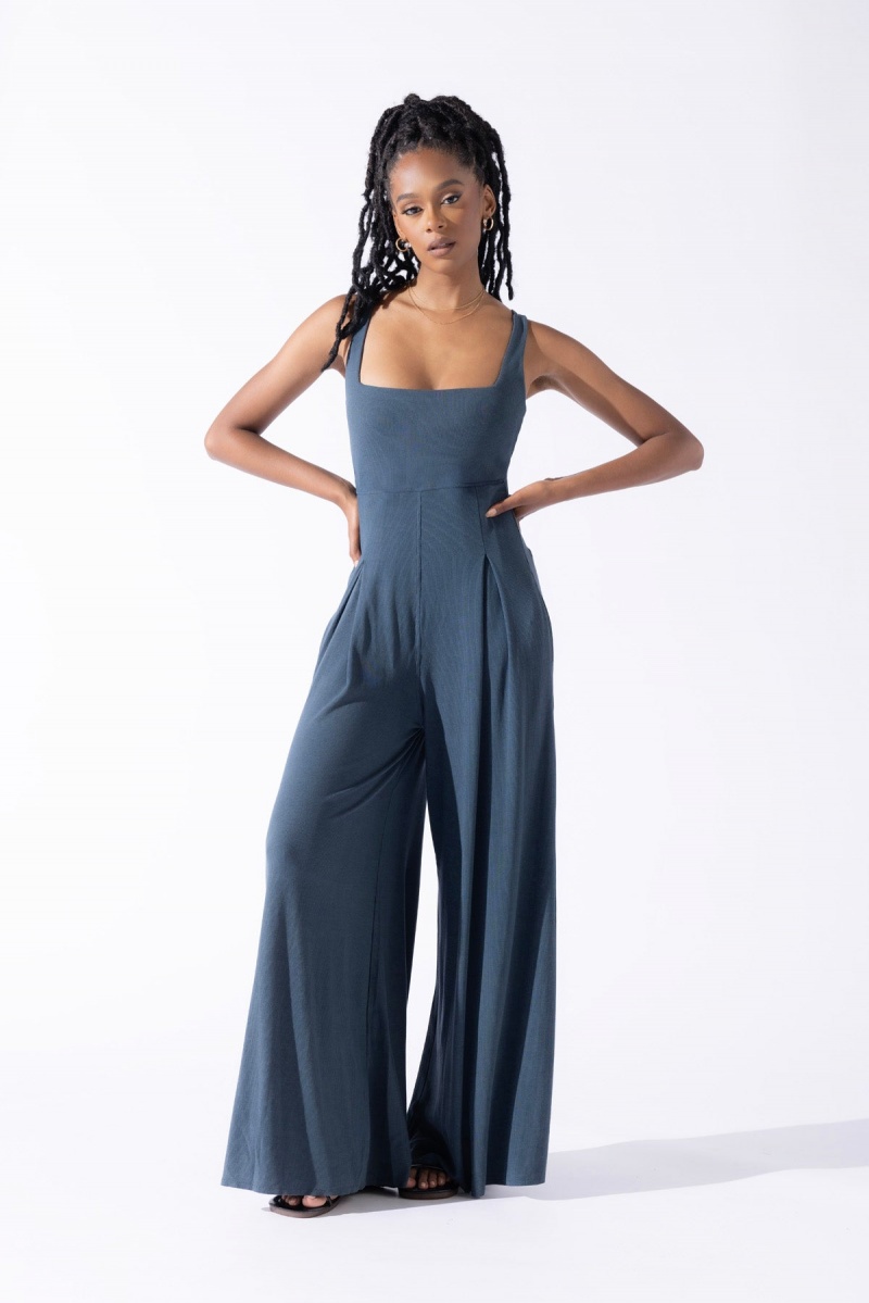 POPFLEX Go with the Flow Jumpsuit Stormy Weather | 915-KGZTFU