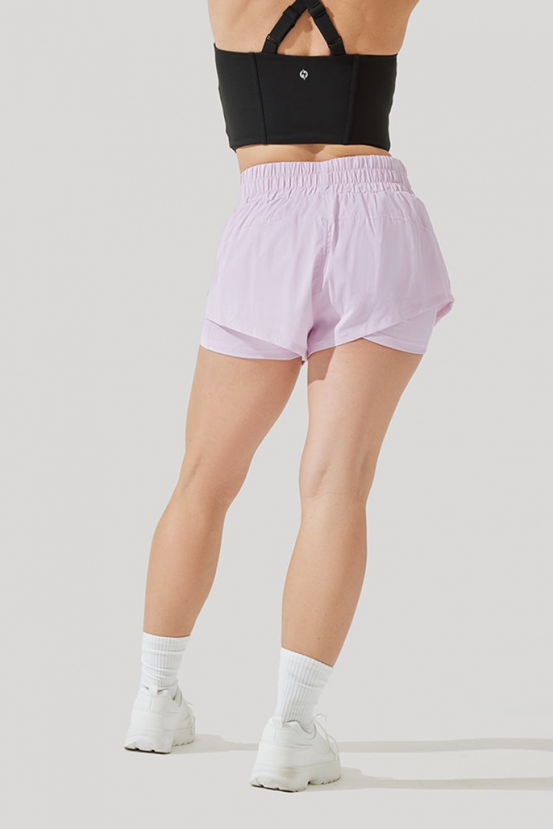 POPFLEX High Waisted Supershort™ Orchid Ice | 190-DIYGJB