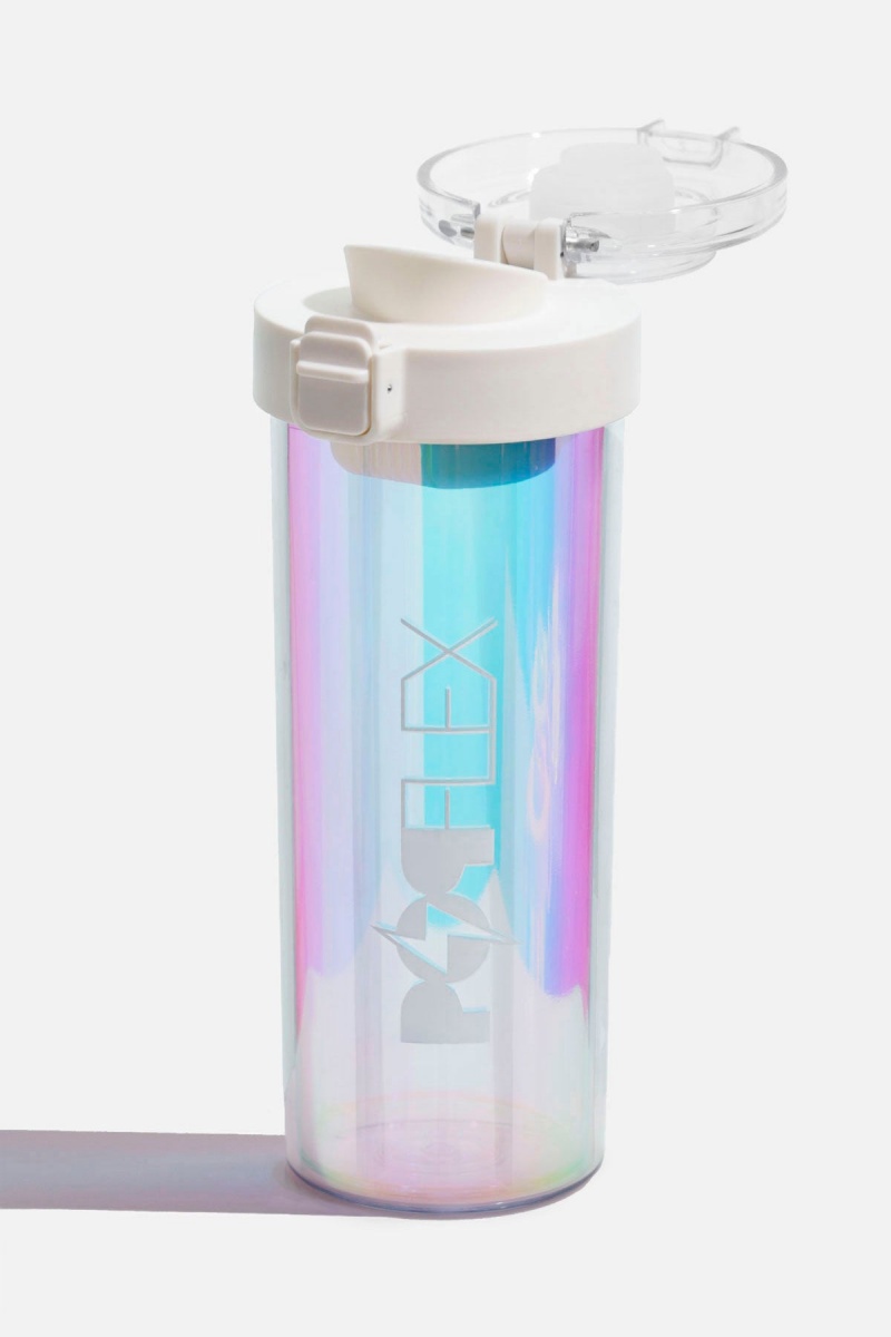 POPFLEX Iridescent Shaker Bottle Cream | 376-WEOLVX