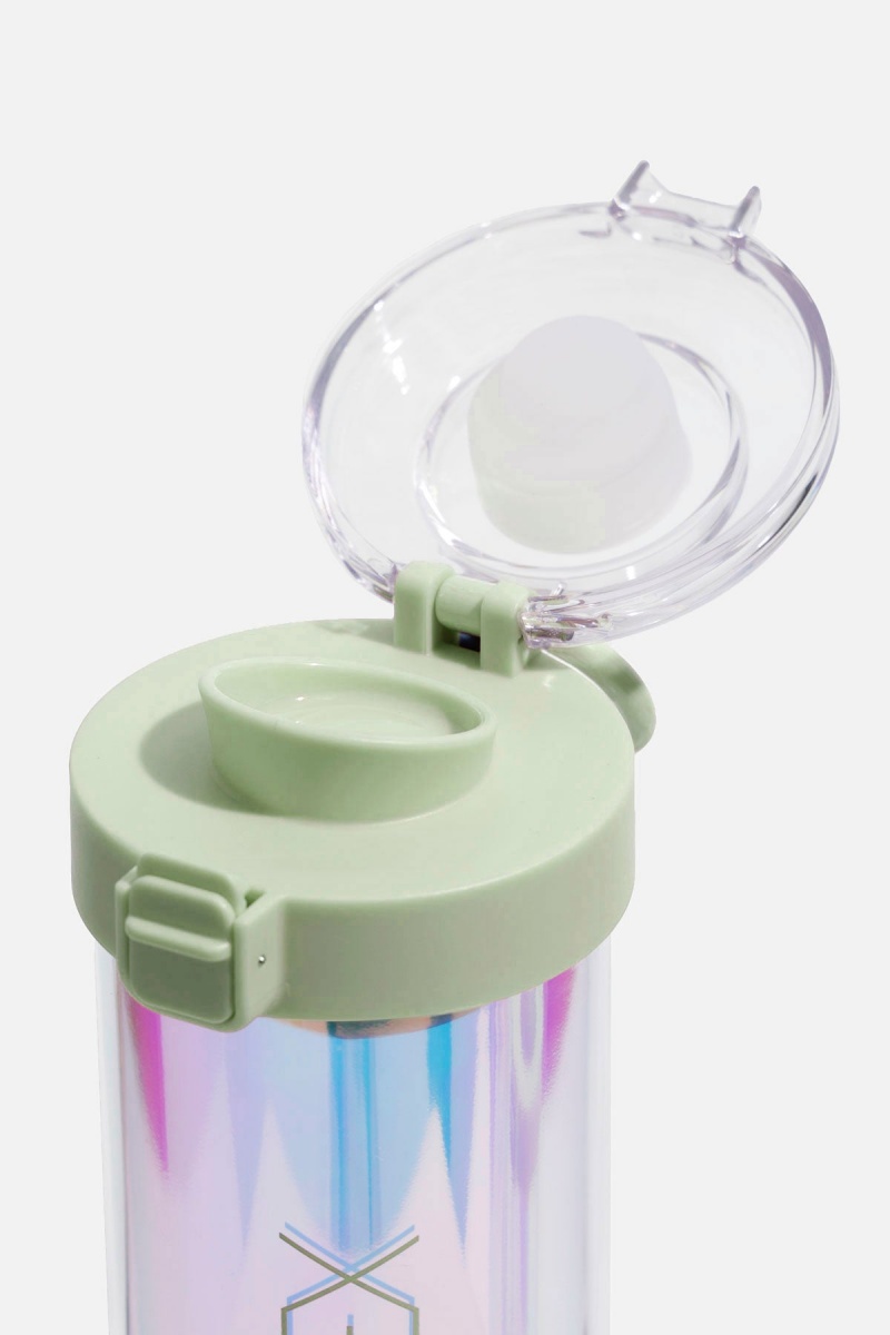 POPFLEX Iridescent Shaker Bottle Light Green | 823-VKZQSU