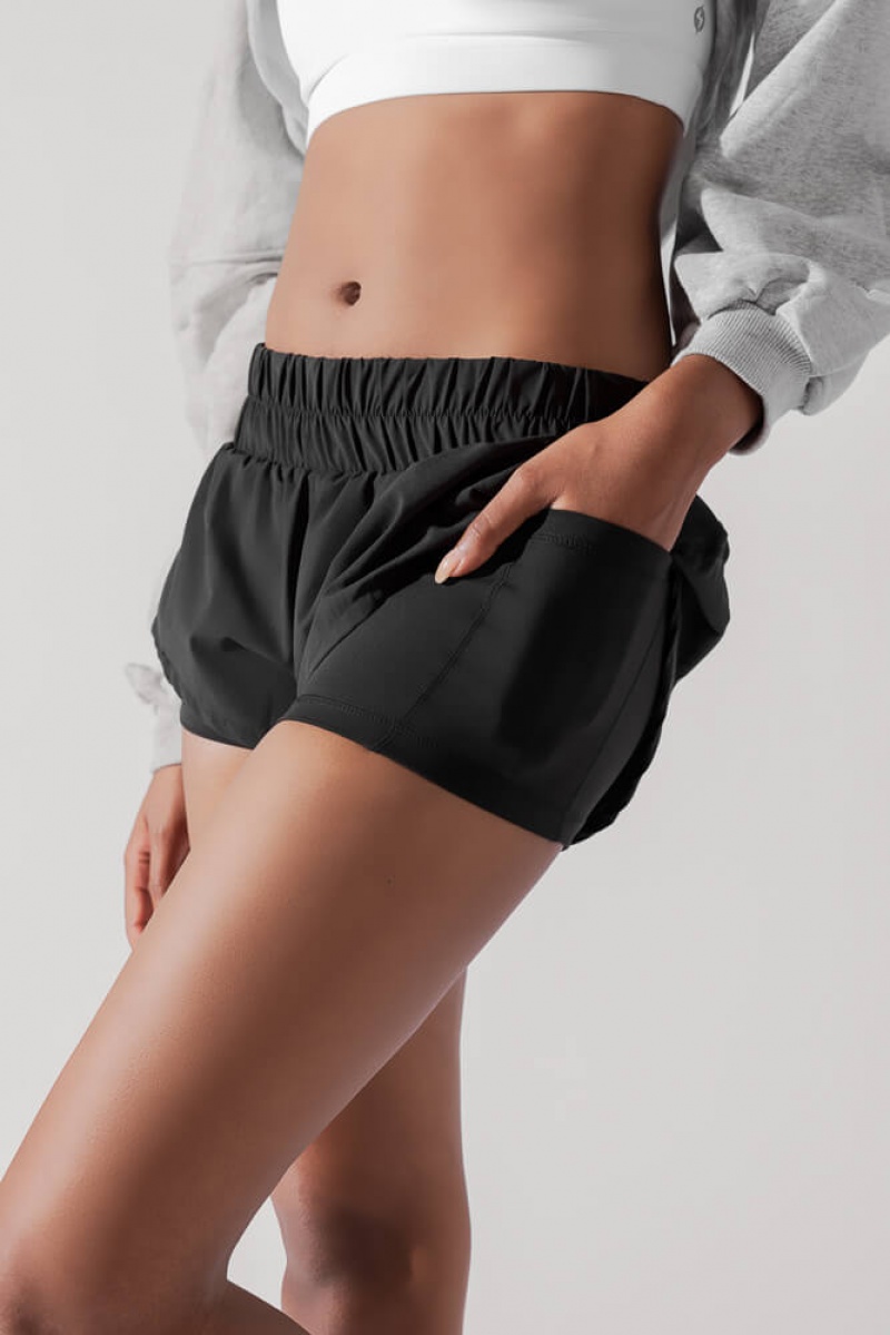 POPFLEX Low Rise Supershort™ Black | 465-PJDYUO