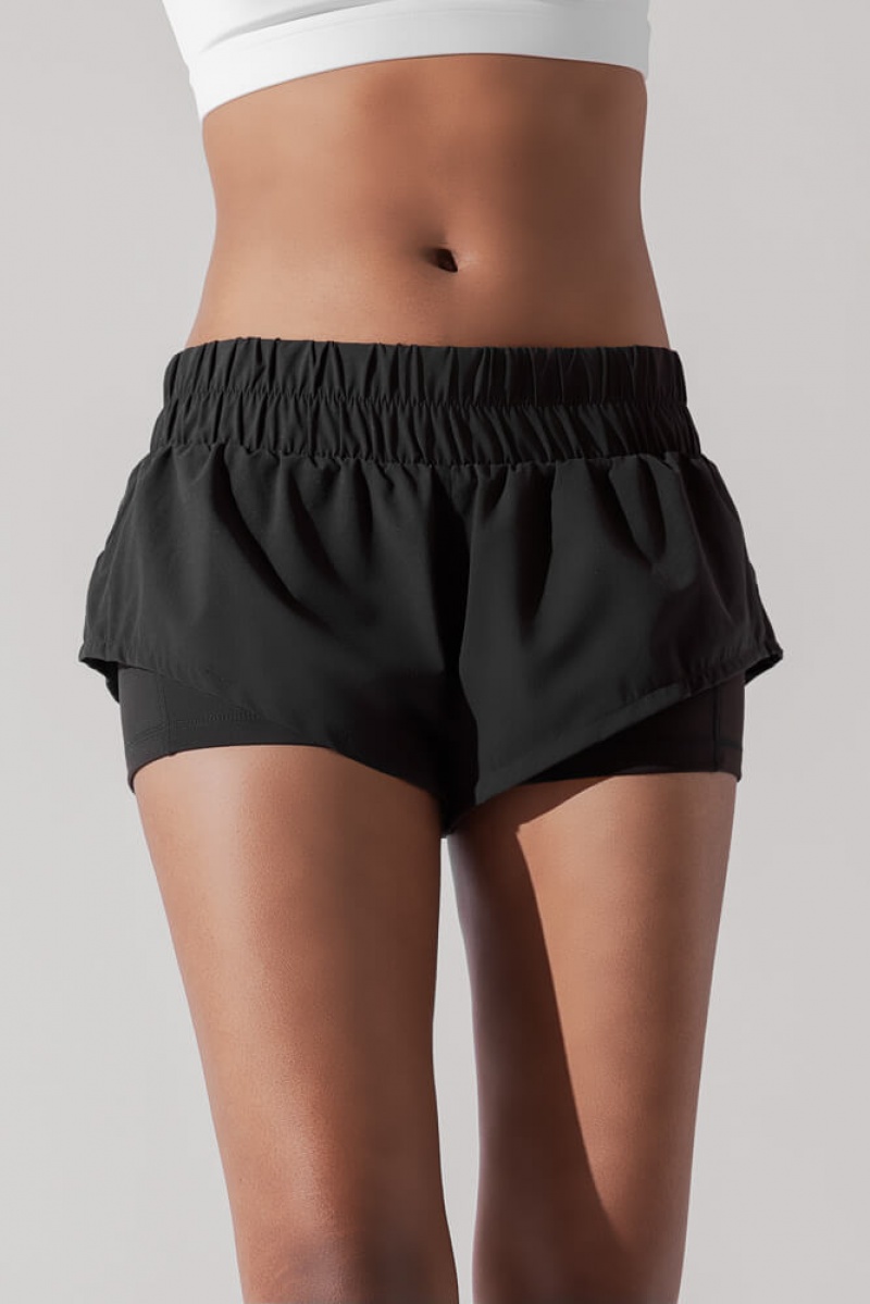 POPFLEX Low Rise Supershort™ Black | 465-PJDYUO