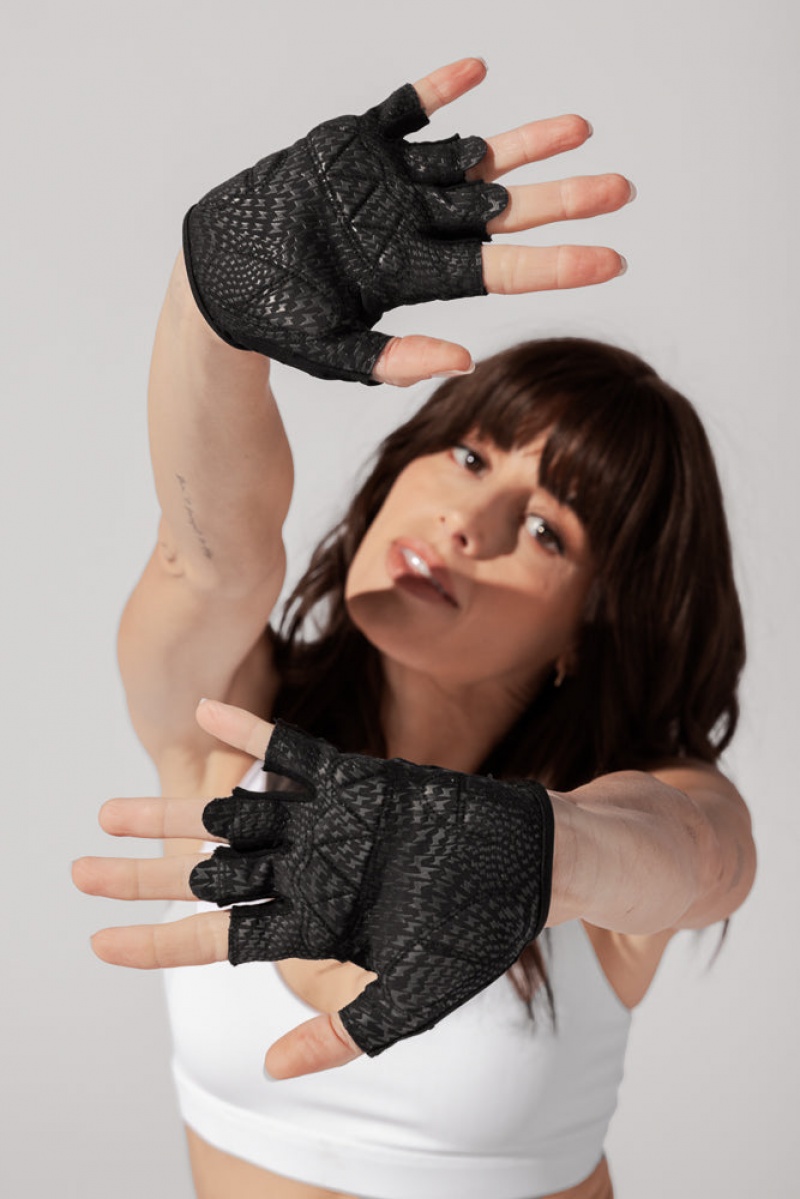 POPFLEX Luxe Mesh Training Gloves Black Dot | 170-ANHPIM