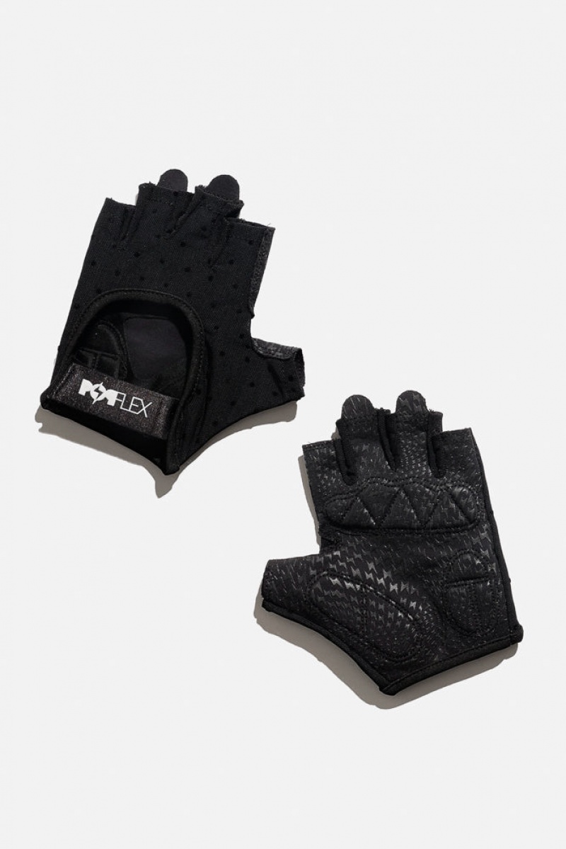 POPFLEX Luxe Mesh Training Gloves Black Dot | 170-ANHPIM