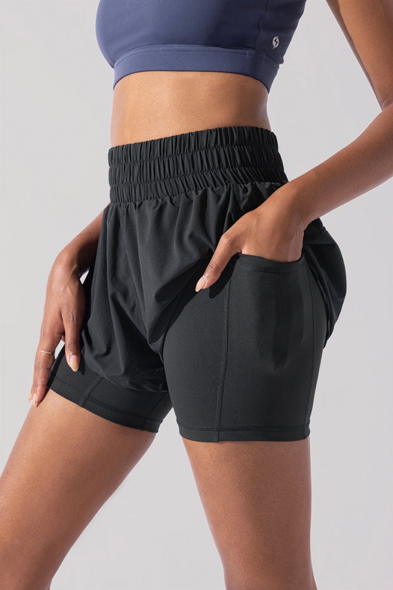 POPFLEX Midi Supershort™ Black | 026-NSVJPE