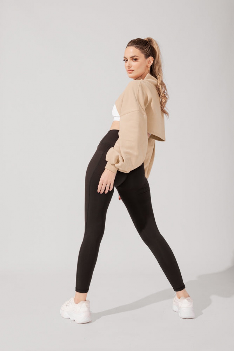 POPFLEX Mockneck Shruggie Taupe | 860-SRTLUJ