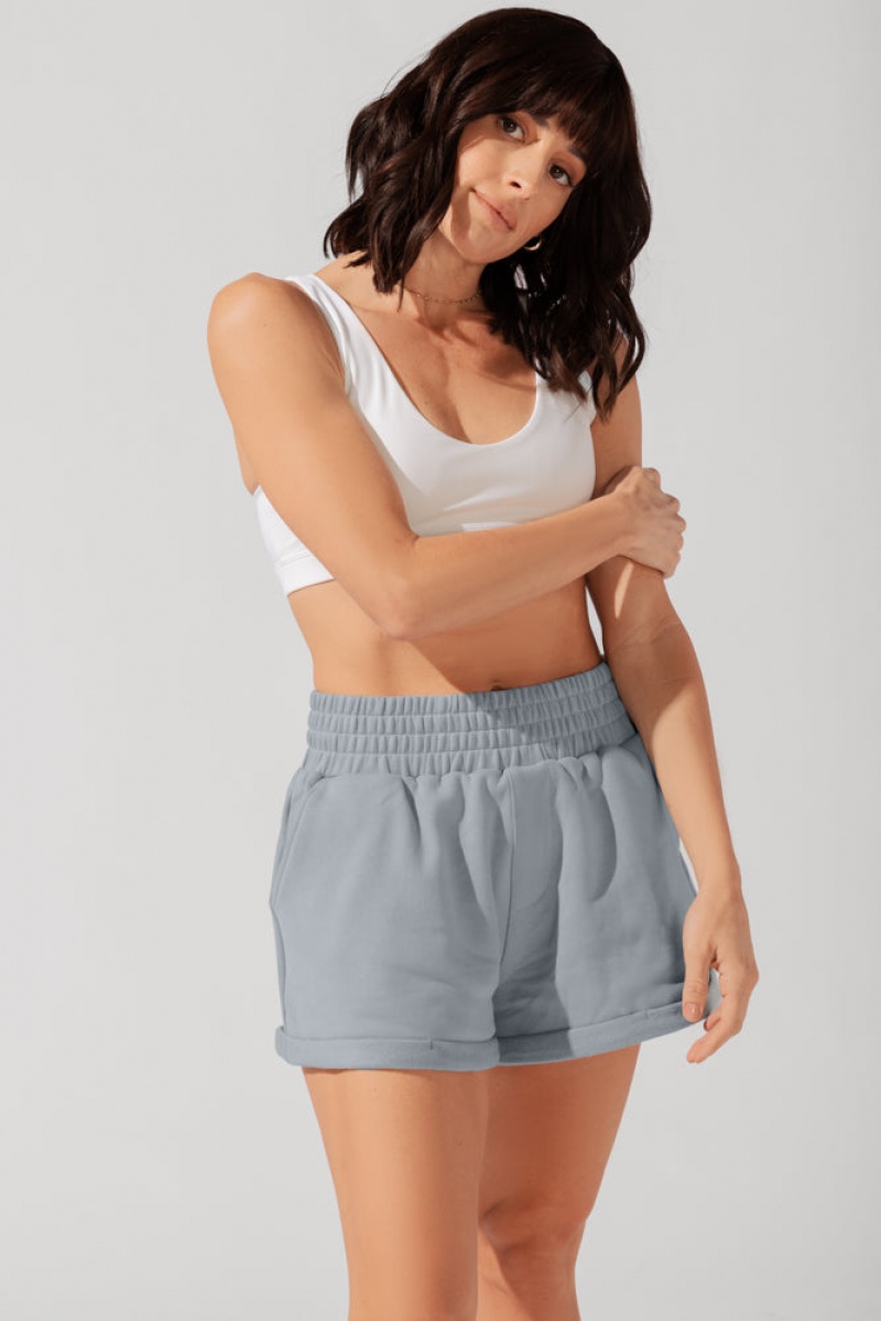 POPFLEX Ooey Gooey Lounge Shorts with Pockets Bookworm Blue | 184-BHGOWM