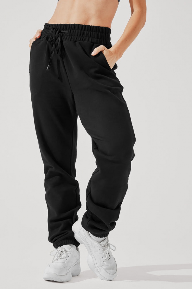 POPFLEX Ooey Gooey Sweatpant Black | 205-EUOMHY