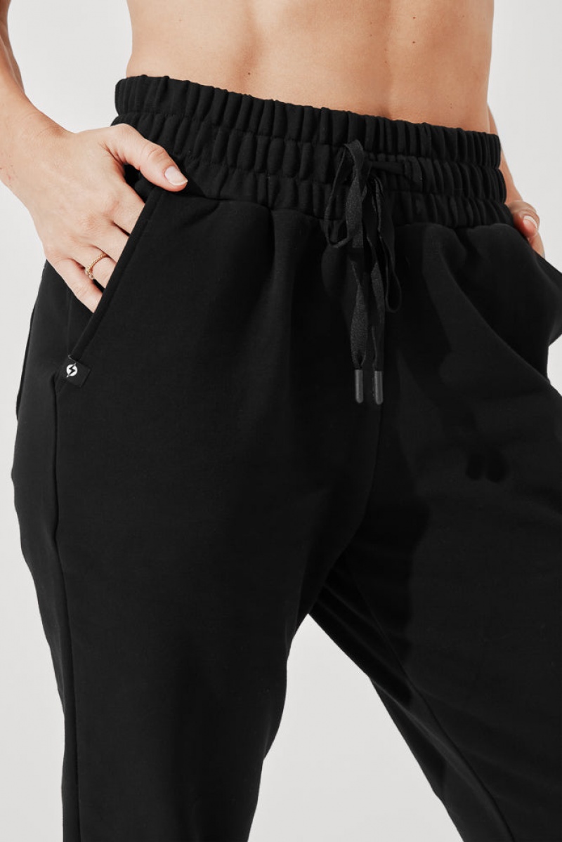 POPFLEX Ooey Gooey Sweatpant Black | 205-EUOMHY