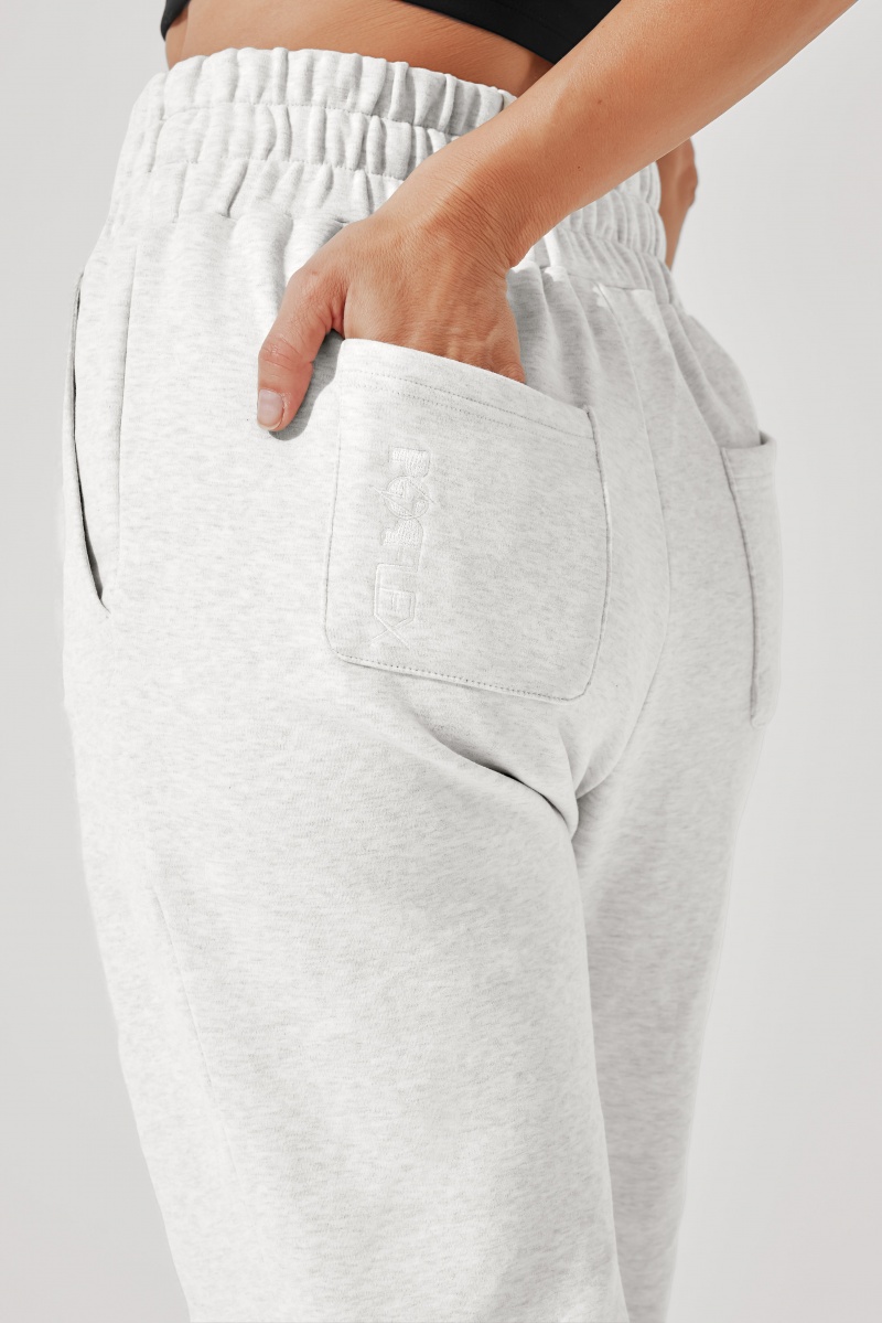 POPFLEX Ooey Gooey Sweatpant Light Heather Grey | 816-EOPUKM