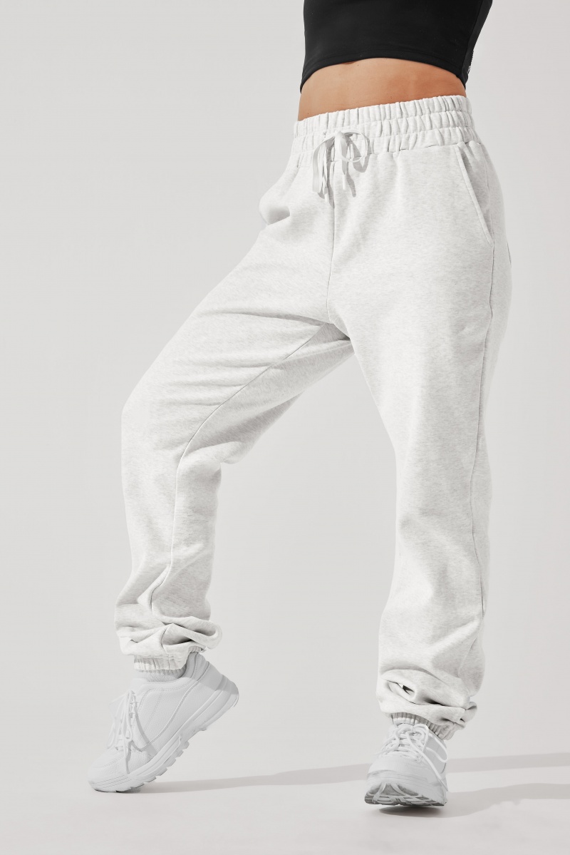 POPFLEX Ooey Gooey Sweatpant Light Heather Grey | 816-EOPUKM