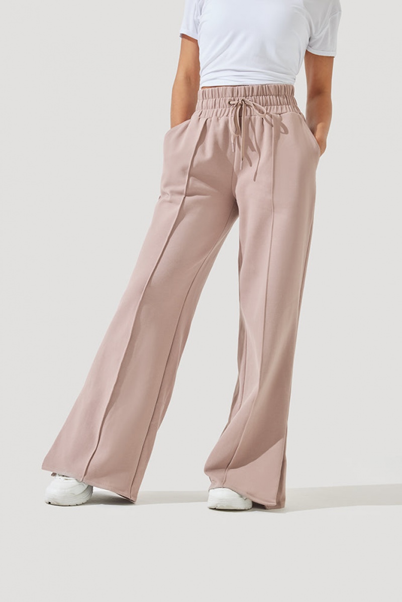 POPFLEX Perfect Plane Pants Soft Beige | 743-MSXGHZ