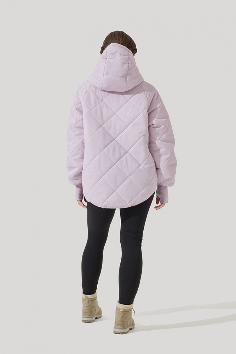 POPFLEX Pillow Packable Puffer Jacket Orchid Ice | 102-KAEHUR