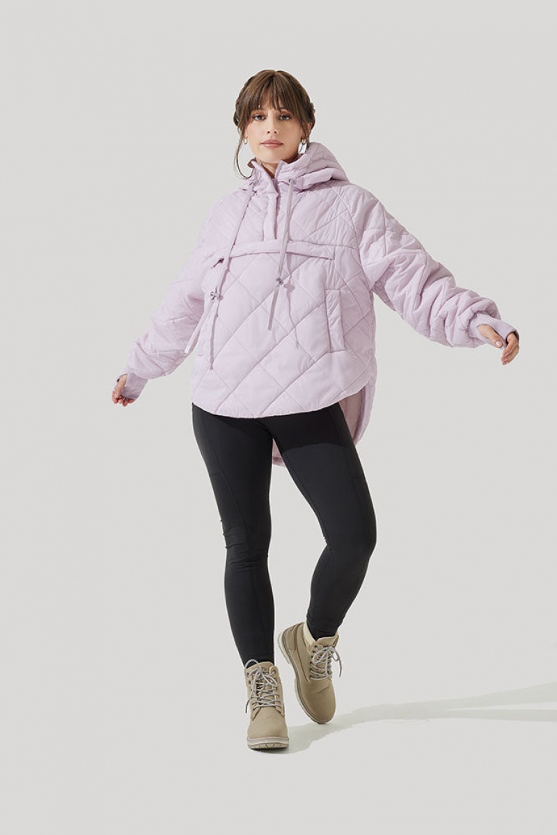 POPFLEX Pillow Packable Puffer Jacket Orchid Ice | 102-KAEHUR