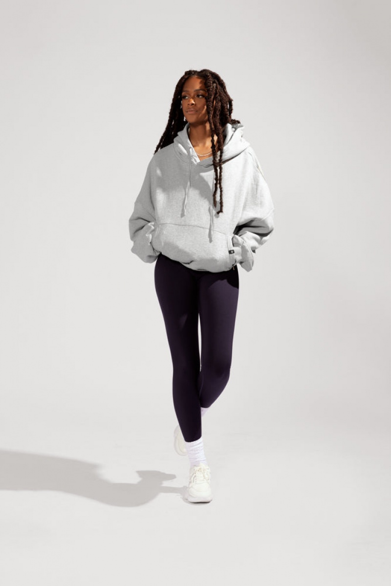 POPFLEX Pullover Cloud Hoodie Heather Grey | 634-CHNVTS