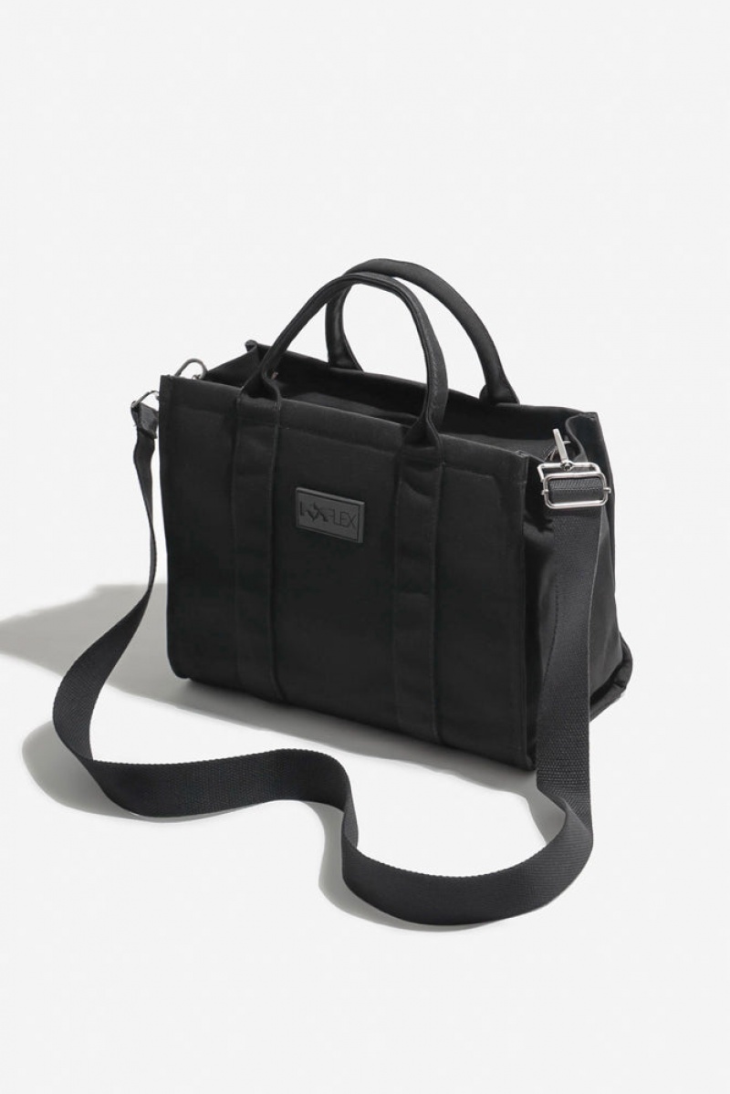 POPFLEX Small Sloane Tote Black | 526-KWPTFZ