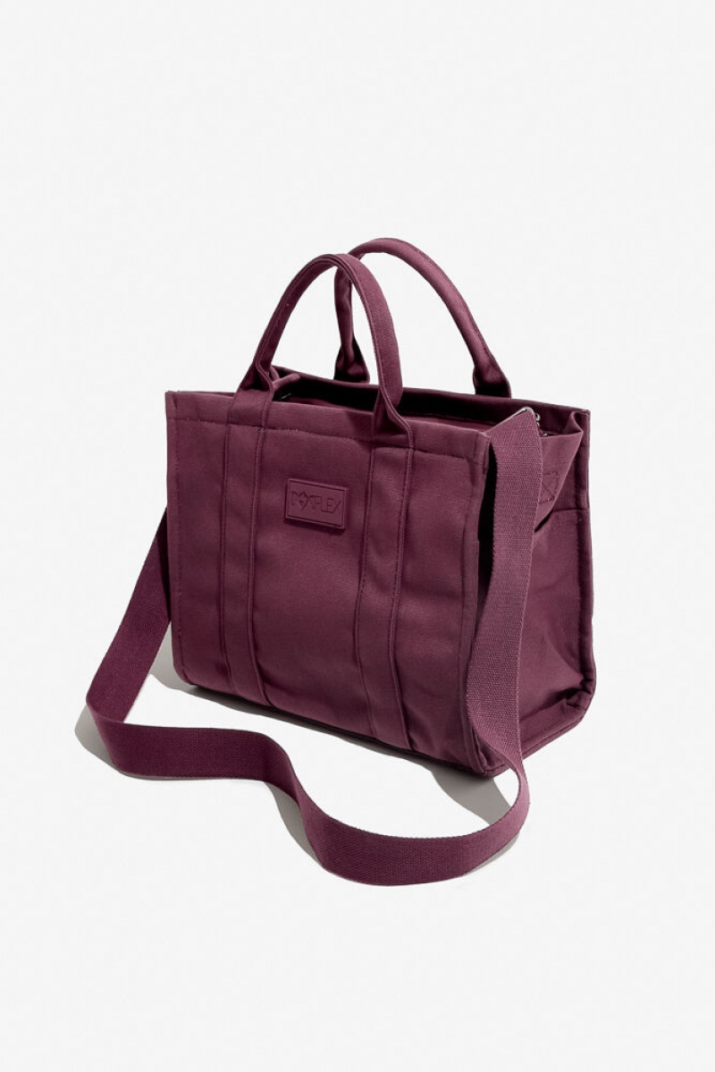 POPFLEX Small Sloane Tote Huckleberry | 548-NKAPWE