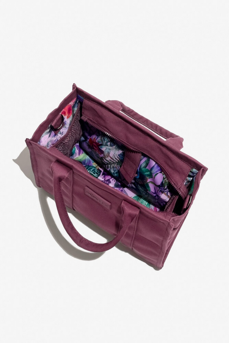 POPFLEX Small Sloane Tote Huckleberry | 548-NKAPWE