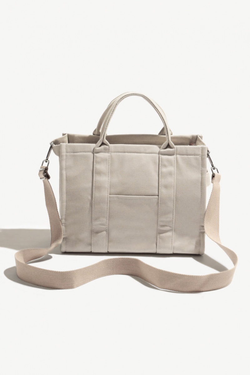 POPFLEX Small Sloane Tote Taupe | 472-SKLGCI