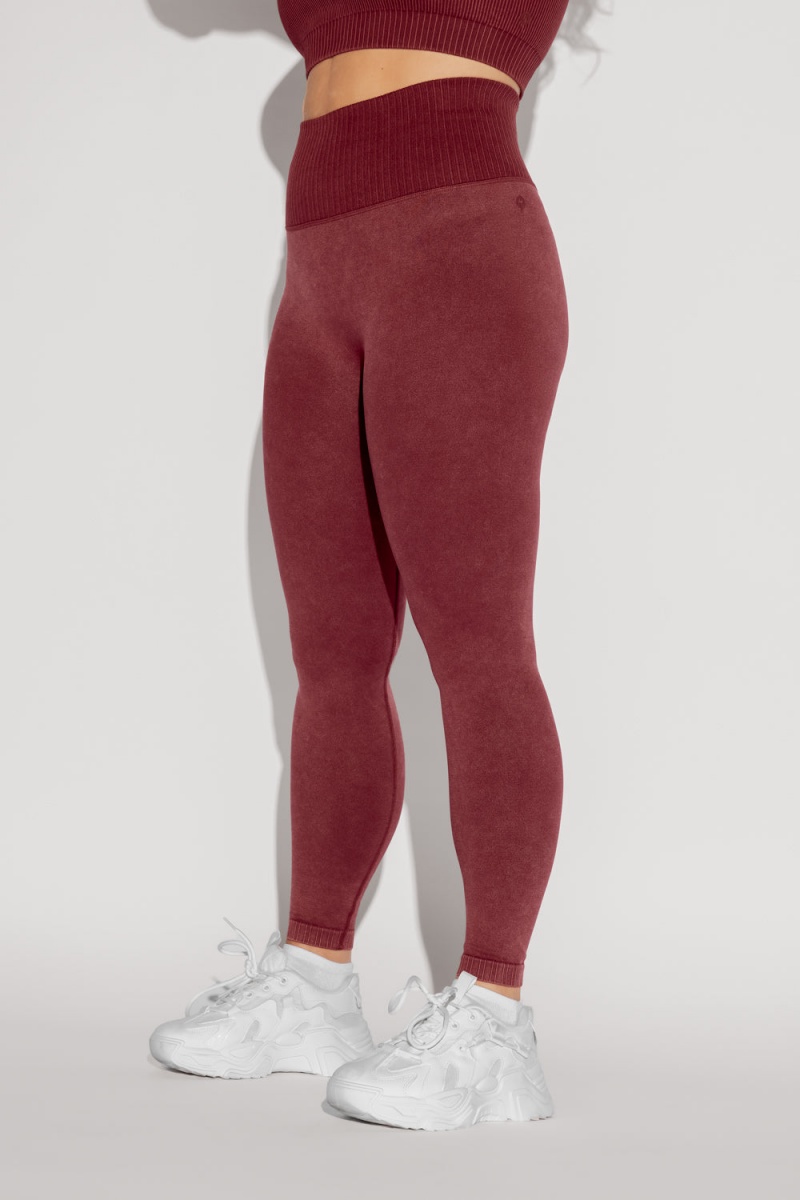 POPFLEX Supersculpt™ Seamless Leggings Garnet | 890-TXJPZQ