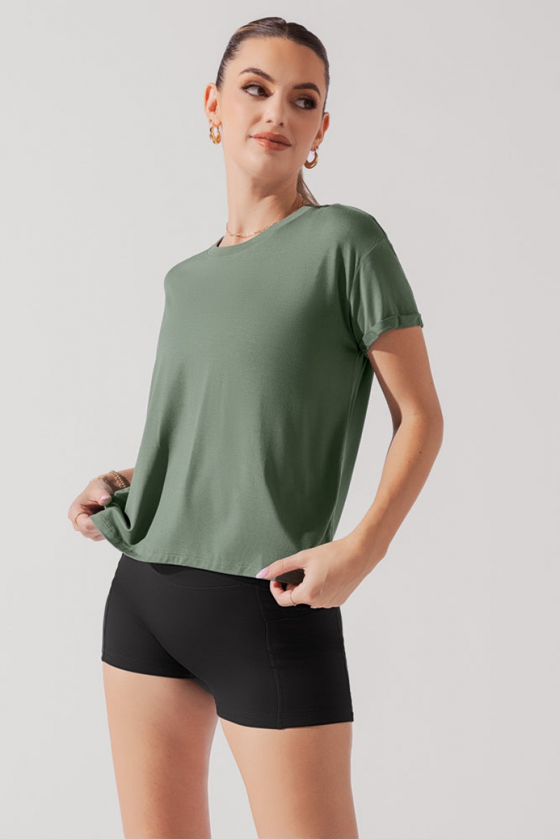 POPFLEX The Perfect Tee Leaf Green | 713-LZNSRK