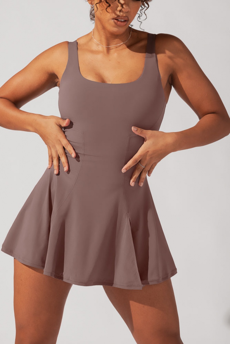 POPFLEX Tie-Breaker Superdress™ Peppercorn | 683-NEWKVY