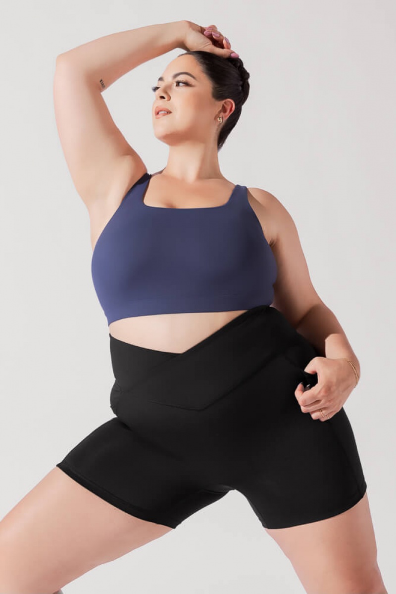 POPFLEX Tone Bra Navy | 186-KFJYOV