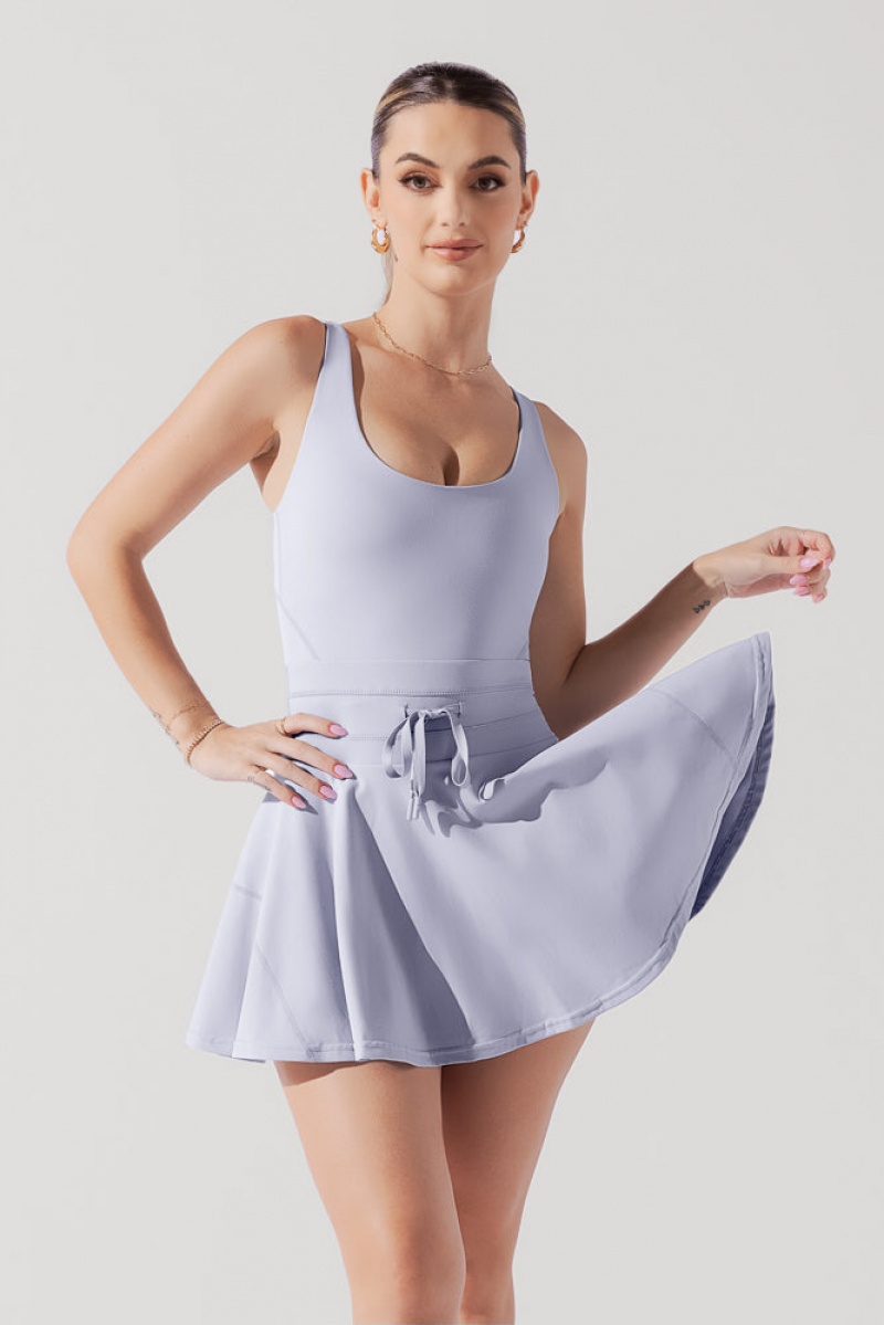 POPFLEX Twirl Dress Country Blue | 210-FHYZSR