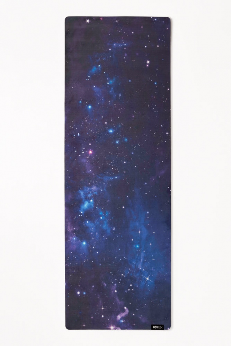 POPFLEX Vegan Suede Yoga Mat Diamond Sky | 420-YMKEUD